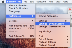 how to save file as python on sublime for mac