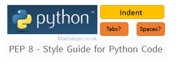 Python – PEP 8 Style Guide – Indent with Tabs or Space?